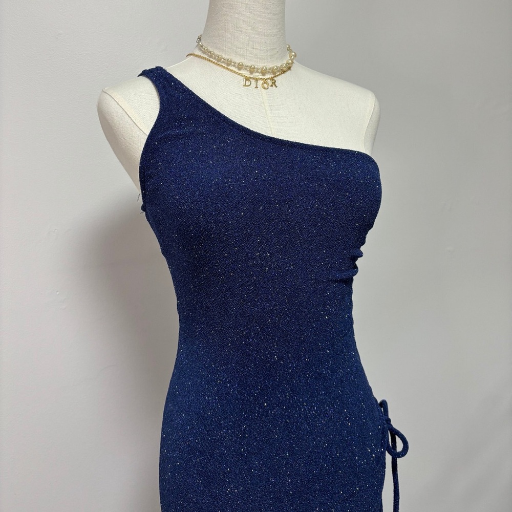 City Triangles: Blue Cocktail Dress